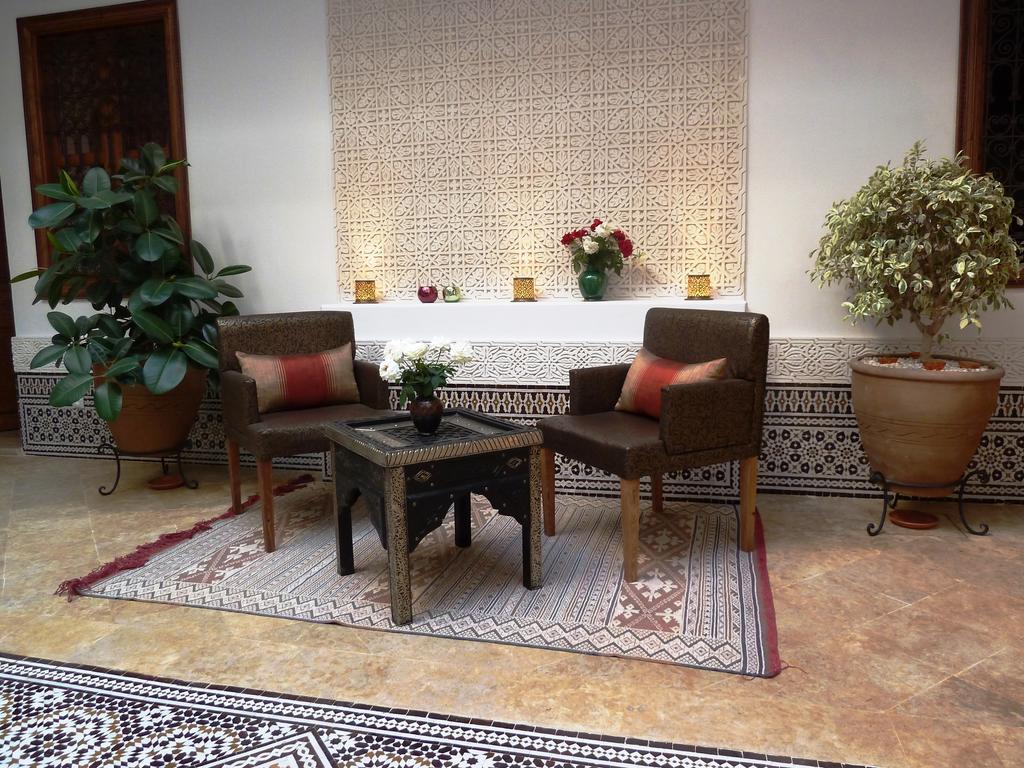 Riad Viva Marrákes Kültér fotó A Moroccan interior