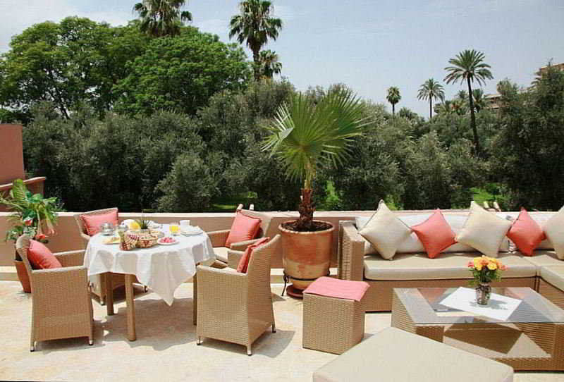 Riad Viva Marrákes Kültér fotó The rooftop terrace
