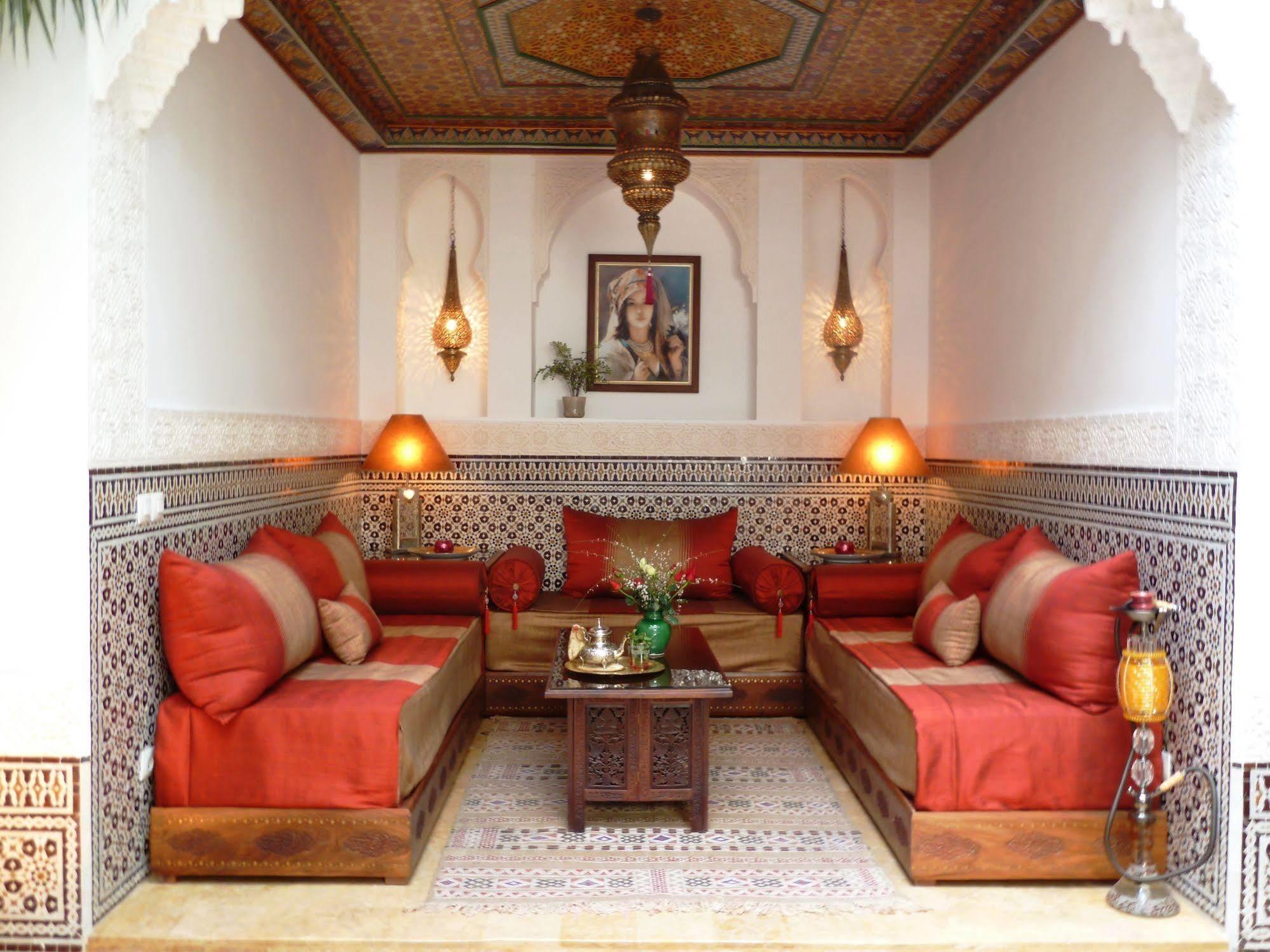 Riad Viva Marrákes Kültér fotó A Moroccan salon